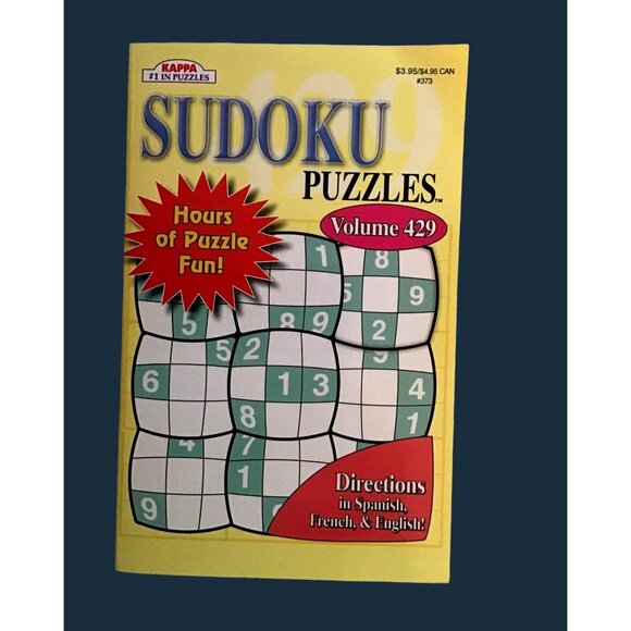 MANY HOURS OF FUN WITH THIS SUDOKU PUZZLES - VOLUME# 429 - Picture 1 of 3